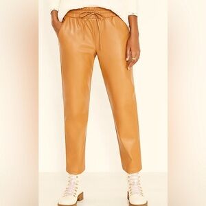 Women’s Faux Leather Pull on pants from the Loft. Size Medium.
